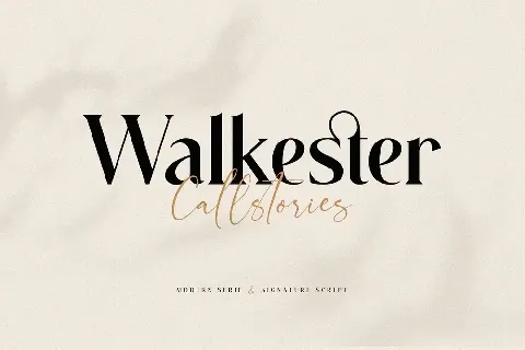 Walkester font