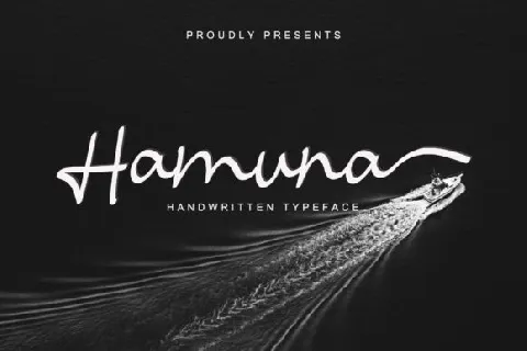 Hamuna Handwritten font