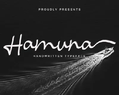 Hamuna Handwritten font