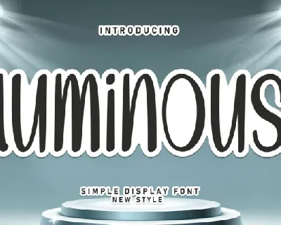 Luminous Display font