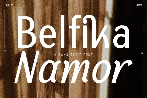 Belfika Namor font