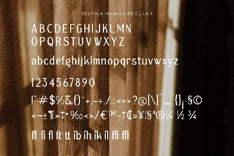 Belfika Namor font