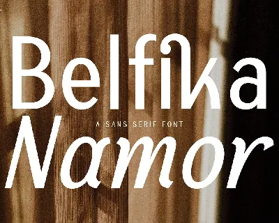 Belfika Namor font