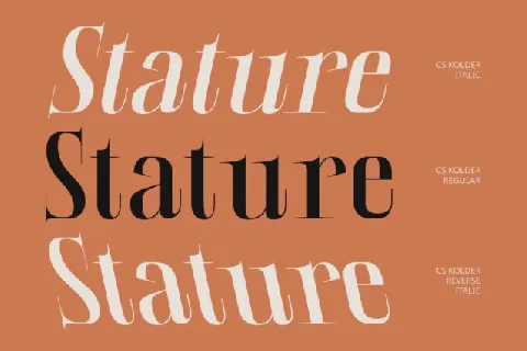 CS Kolder font