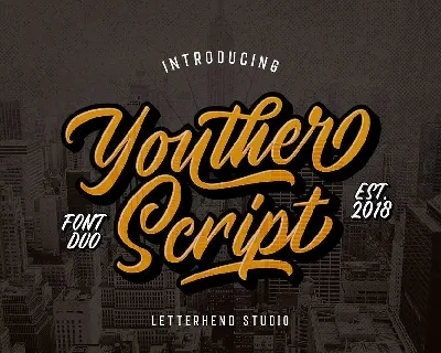 Youther Script Free font