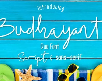 Budhayanti Script font