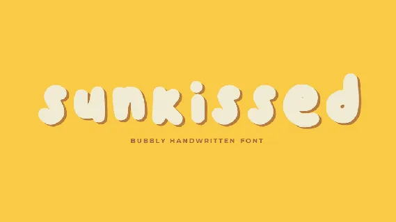 Sunkissed font