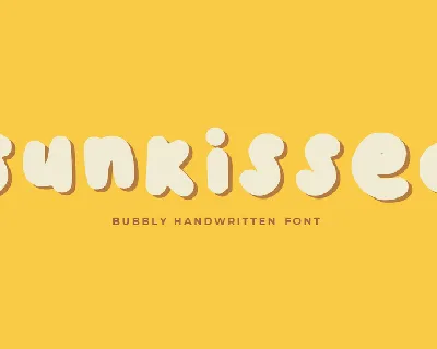 Sunkissed font