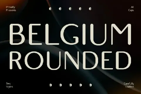Belgium Rounded font