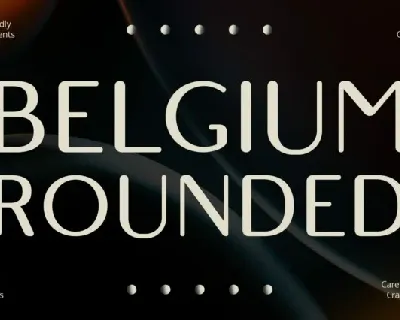 Belgium Rounded font