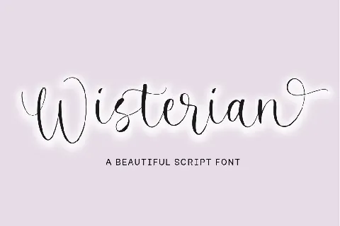 Wisterian font