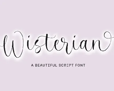 Wisterian font