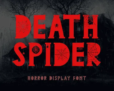 Death Spider font