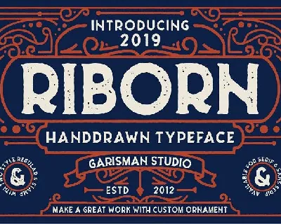 Riborn Typeface font