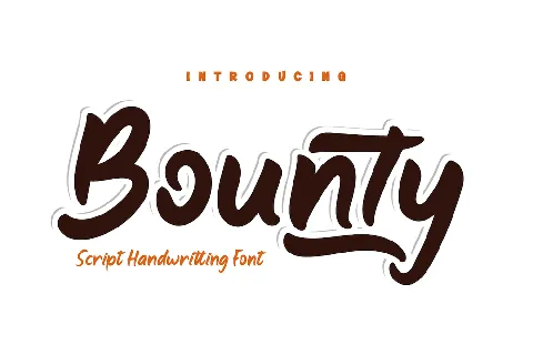 Bounty font