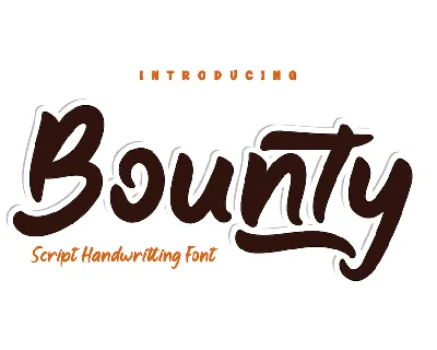 Bounty font