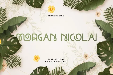 Morgan Nicolai Demo font