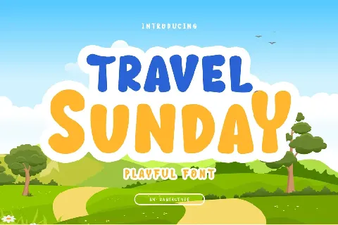 Travel Sunday font