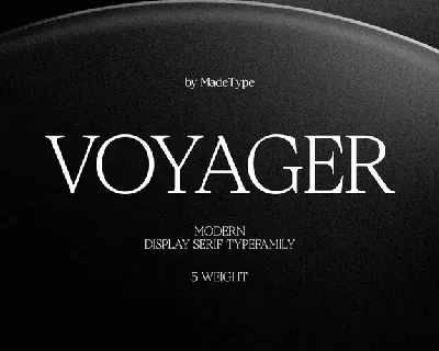 Voyager font