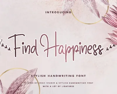 Find Happiness font