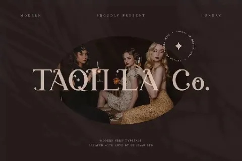 Taqilla Co font