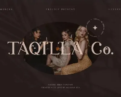 Taqilla Co font