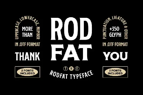 Rodfat Display font