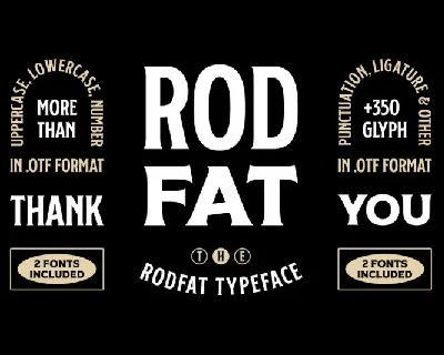 Rodfat Display font