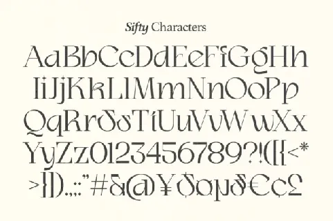 Sifty font