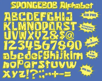 SpongeBob SquarePants font