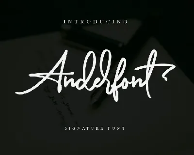 Anderfont Signature