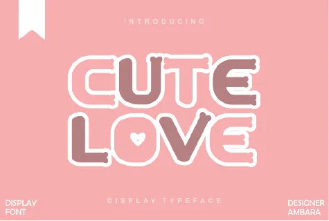 Cute Love font