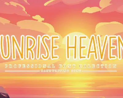Sunrise Heaven Display font