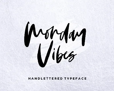 Monday Vibes Handwritten font