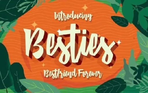 Besties Script font