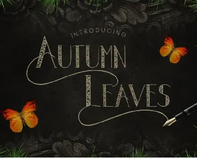 Autumn Leaves font