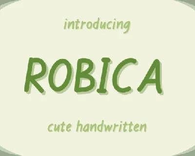 Robica Display font