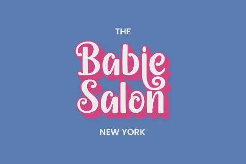 Barbiedol Display font