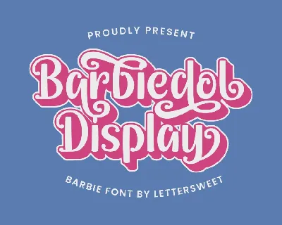 Barbiedol Display font