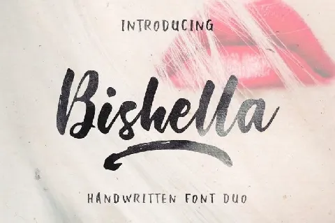 Bishella Brush font