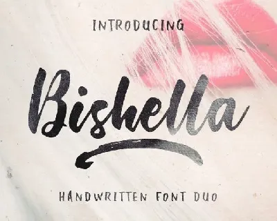 Bishella Brush font