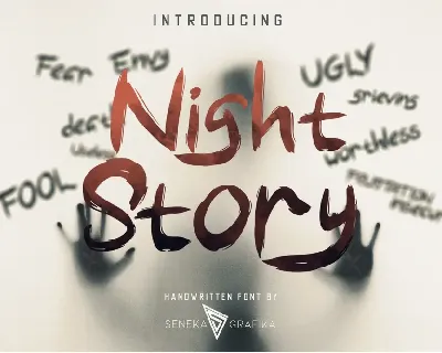 Night Story (demo) font