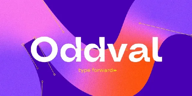 Oddval Family font