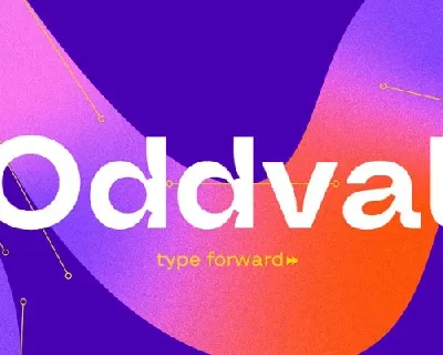 Oddval Family font