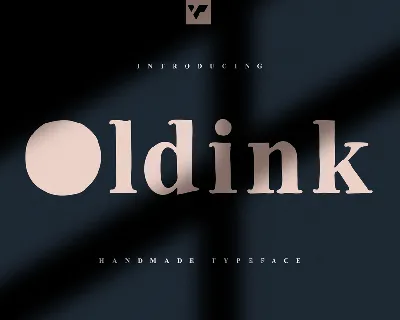 Oldink font