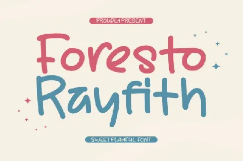 Foresto Rayfith font