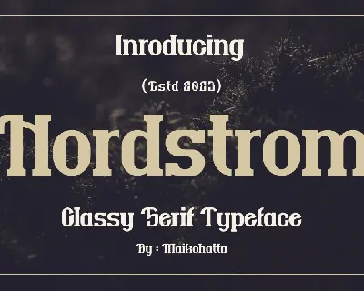 Nordstrom font