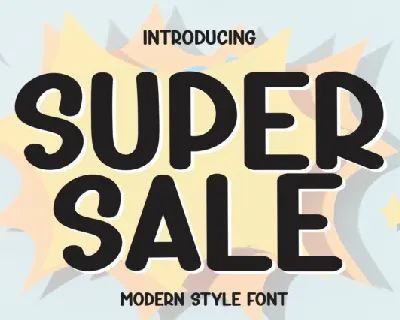 Super Sale Display font