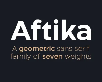 Aftika font