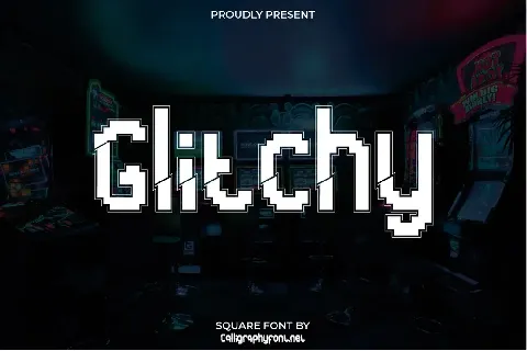 Glitchy Demo font